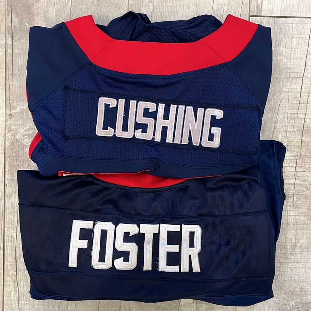 Texans Nike On Field Jerseys Foster & Cushing Bundle of Two